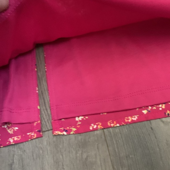 Lulus Bliss Me Hot Pink Floral Print Midi Skirt - NWOT! - Picture 9 of 12